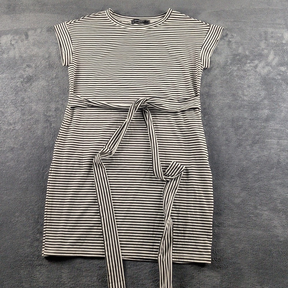 Merokeety sweater dress Women's Size Large Black/White